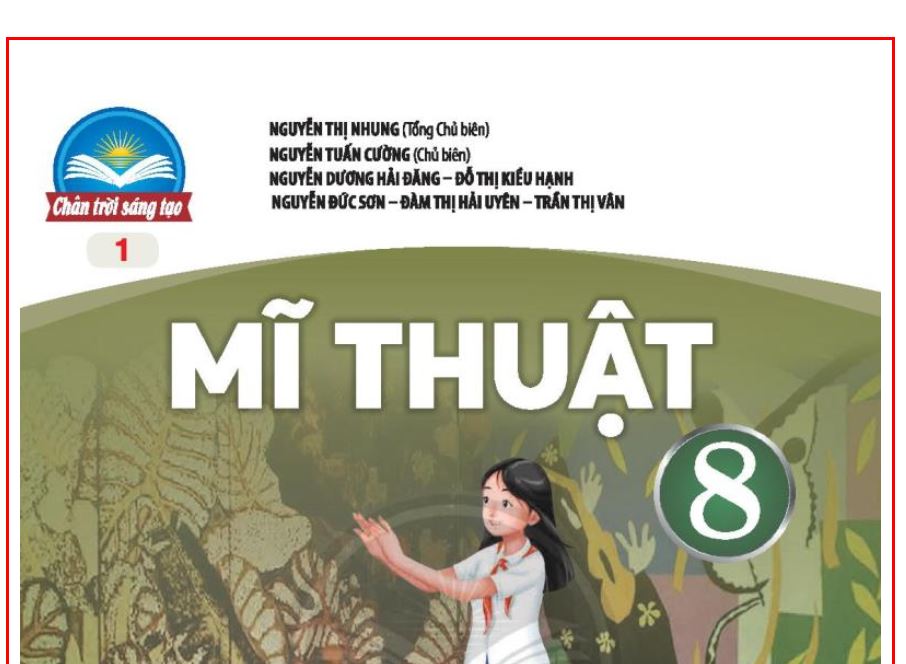 Sách giáo khoa Mĩ thuật 8 (bản 1) Chân trời sáng tạo Miễn phí